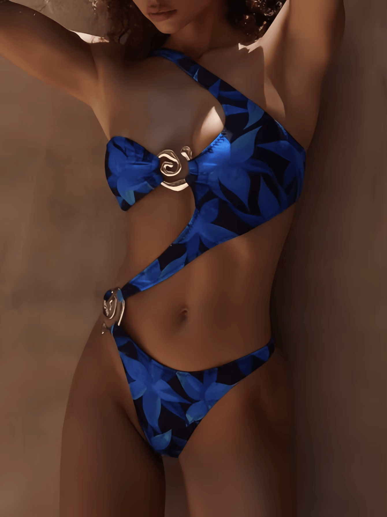 Flower beach swimsuit