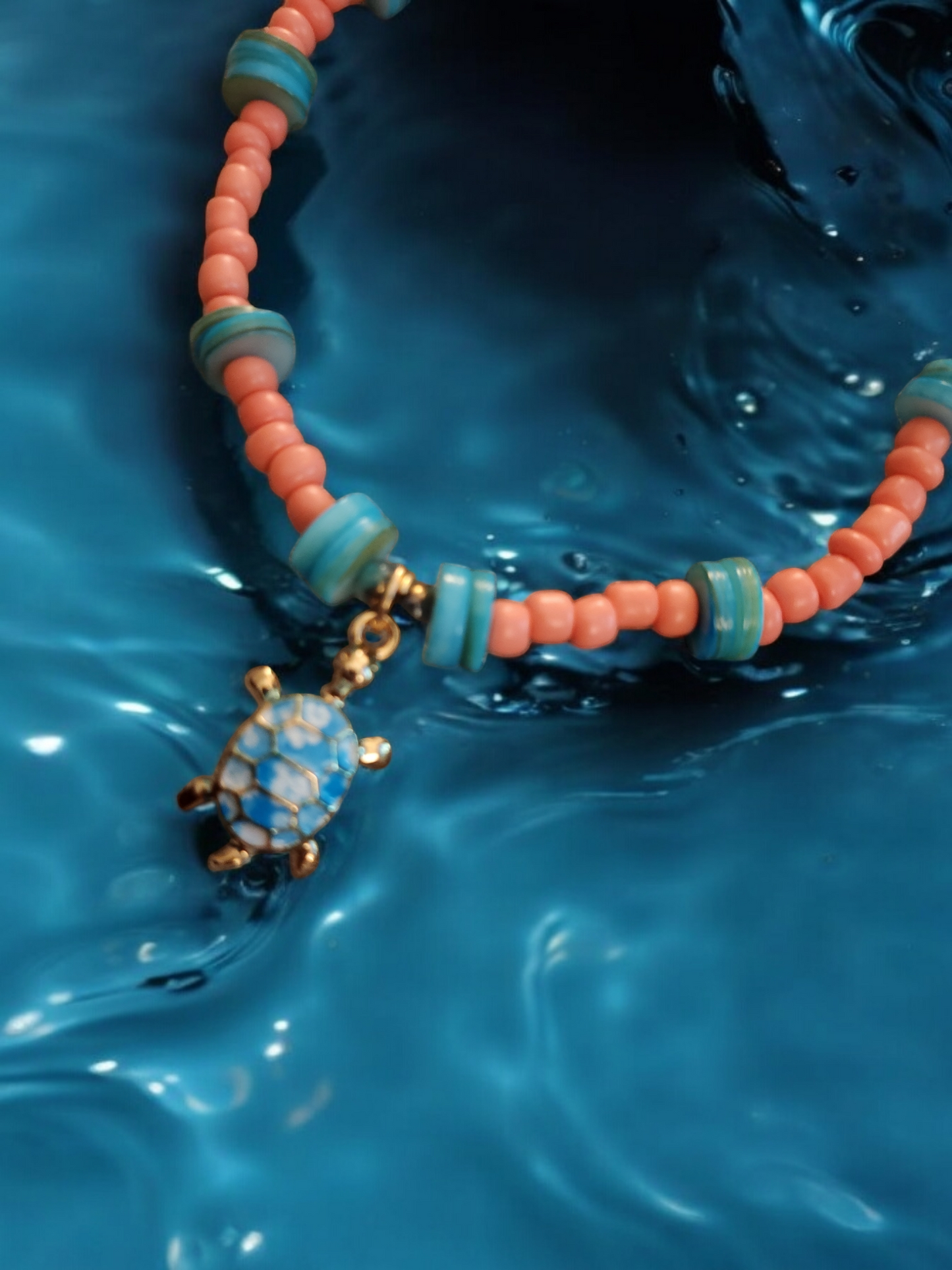 Ocean Side Beaded Anklets