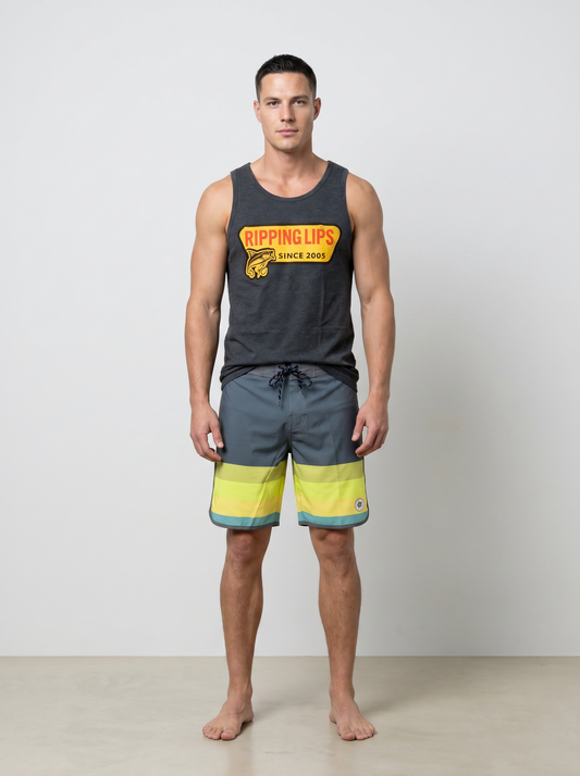 SUN STRIPE BOARDSHORTS